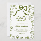 地元で育った赤ちゃんシャワー招待状テンプレートEdi 招待状 (正面)