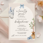 地元で育った赤ちゃんシャワー招待状 招待状