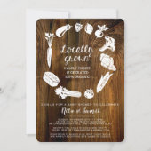 地元で育った赤ちゃんシャワー招待状 招待状 (正面)