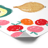 地元で育った赤ちゃんシャワー歓迎の看板ポスター ポスター (角)