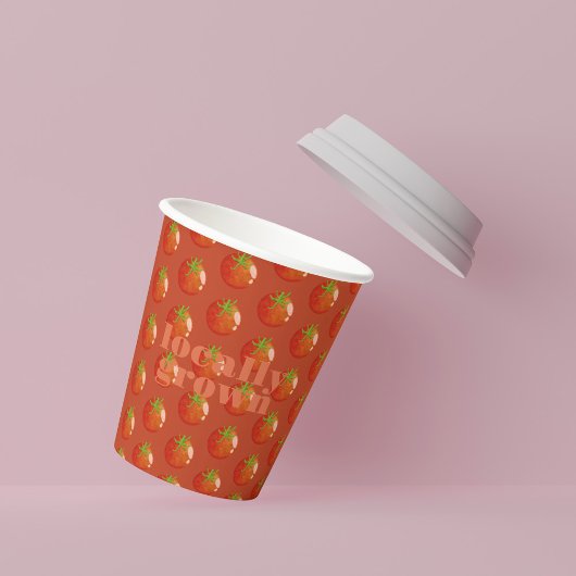 地元で育った赤ちゃんシャワー |カラーブロックはっきりした 紙コップ