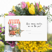 地元で育った赤ちゃんシャワー – キャンディーの数 エンクロージャーカード