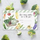 地元で育った赤ちゃんシャワー – キャンディーの数 エンクロージャーカード