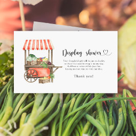 地元で育った赤ちゃんシャワー – シャワーカードを表示 エンクロージャーカード