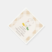 地元で育った赤ちゃんシャワー スタンダードカクテルナプキン (角)