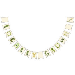 地元で育った赤ちゃんシャワー バンティングフラッグ