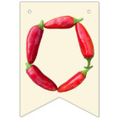 地元で育った赤ちゃんシャワー – ファーマーズマーケット バンティングフラッグ (第3の旗)