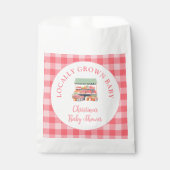 地元で育った赤ちゃんシャワー フェイバーバッグ (正面)