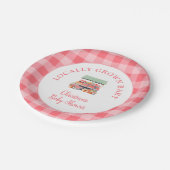 地元で育った赤ちゃんシャワー ペーパープレート (アングル)