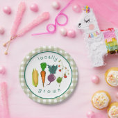 地元で育った赤ちゃんシャワー ペーパープレート (パーティー)