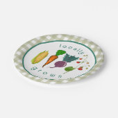 地元で育った赤ちゃんシャワー ペーパープレート (アングル)