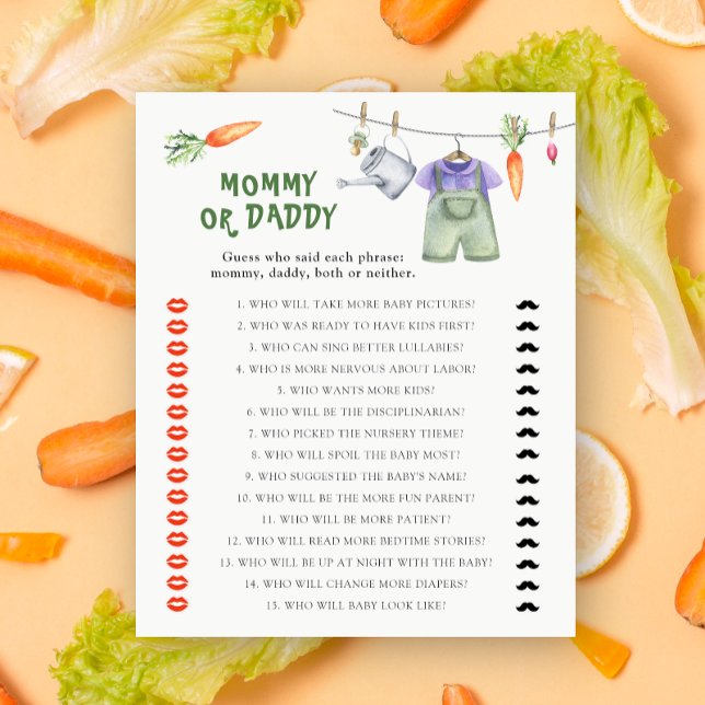 地元で育った赤ちゃんシャワー – ママまたはパパのゲーム (クリエイターアップロード済み)