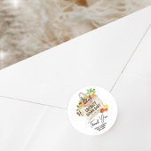 地元で育った赤ちゃんシャワー ラウンドシール