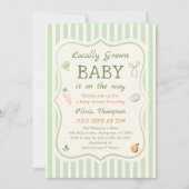 地元で育った赤ちゃんシャワー 招待状 (正面)