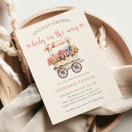 地元で育った赤ちゃんシャワー 招待状