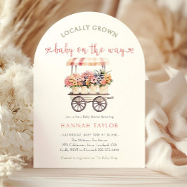 地元で育った赤ちゃんシャワー 招待状