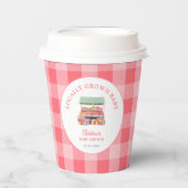 地元で育った赤ちゃんシャワー 紙コップ (正面)