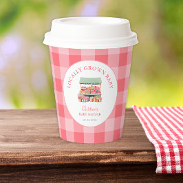 地元で育った赤ちゃんシャワー 紙コップ