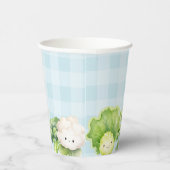 地元で育った赤ちゃんブルー農家市場の赤ちゃんシャワー 紙コップ (右)