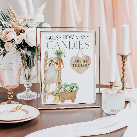 地元で育った赤ん坊シャワー何人のキャンディゲーム ポスター