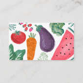 地元で育った赤オーガニックちゃんシャワーおむつラッフル エンクロージャーカード (裏面)