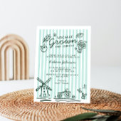 地元で育った赤男女兼用ちゃんシャワー 招待状