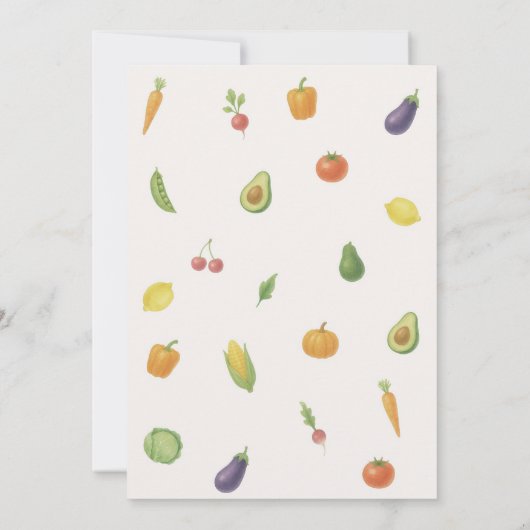 地元で育った赤素朴ちゃんシャワー 招待状 (裏面)