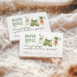 地元で育った農場ボホベイビーシャワーオムツ エンクロージャーカード