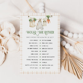 地元で育った農場ママ赤ちゃんシャワーゲーム