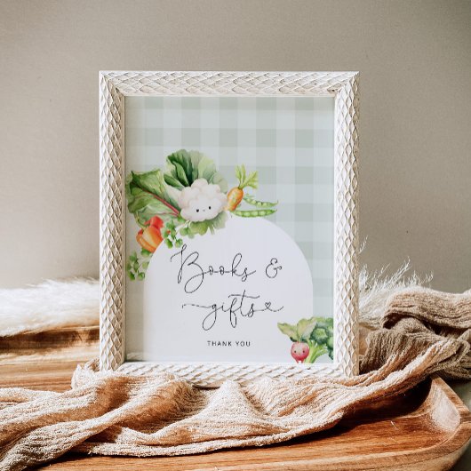 地元で育った農家が本や贈り物を販売 ポスター