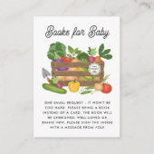 地元で育った農家のベビー向けマーケットブック エンクロージャーカード (正面)