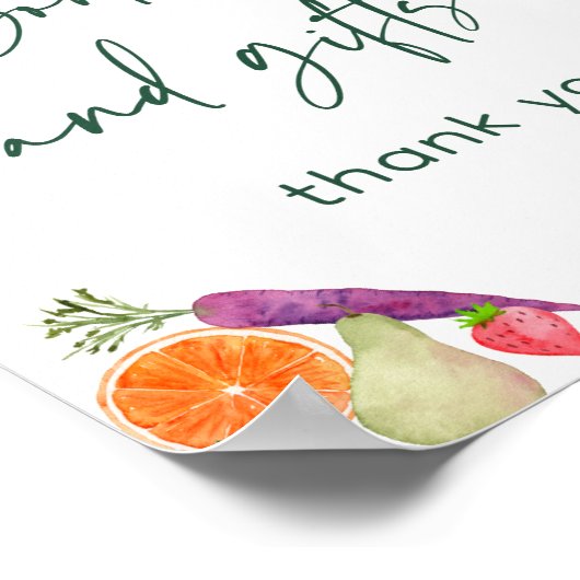 地元で育った農家のマーケットブックとギフトサイン ポスター (角)