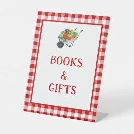 地元で育った農家のマーケットブックとギフトサイン 台座サイン