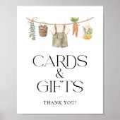 地元で育った農家マーケットブック&ギフトサイン ポスター (正面)