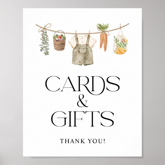 地元で育った農家マーケットブック&ギフトサイン ポスター (正面)