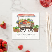 地元で育った農家市場のベビーシャワー印刷 スタンダードカクテルナプキン (インサイチュ)