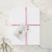 地元で育った農家市場の女の子ベビーシャワー ギフトタグ (より糸付き)