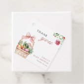 地元で育った農家市場の女の子ベビーシャワー フェイバータグ (インサイチュ)