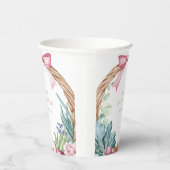 地元で育った農家市場の女の子ベビーシャワー 紙コップ (右)