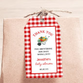 地元で育った農家市場の赤ちゃんシャワー ギフトタグ