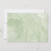 地元で育った農家市場の赤ちゃんシャワー サンキューカード (裏面)