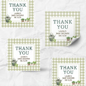 地元で育った農家市場の赤ちゃんシャワー スクエアシール