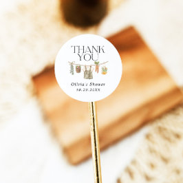 地元で育った農家市場の赤ちゃんシャワー ラウンドシール