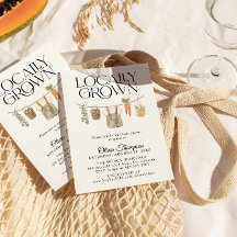 地元で育った農家市場の赤ちゃんシャワー