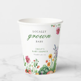 地元で育った農家市場の赤ちゃんシャワー 紙コップ