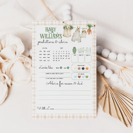 地元で育った農家市場ベビーシャワーゲーム