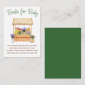 地元で育った農家花市場のベビー本 エンクロージャーカード (正面/裏面)