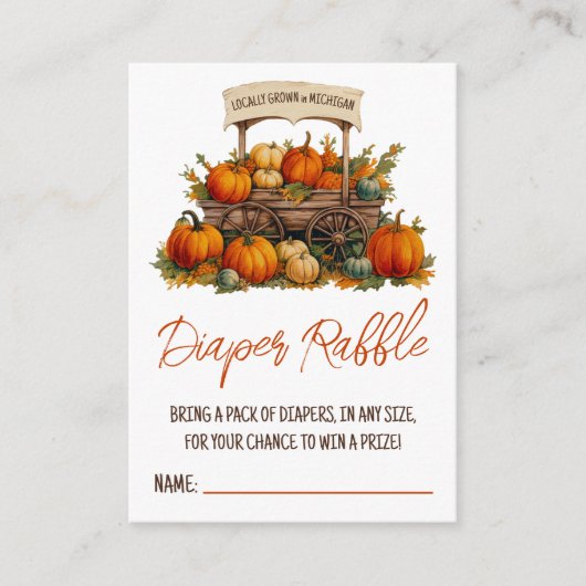 地元で育った農家花市場のベビー本 エンクロージャーカード (正面)