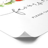 地元で育った野菜の赤ちゃんシャワー ポスター (角)