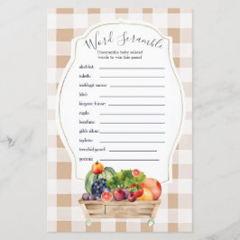 地元で育った野菜の農家言葉スクランブルゲーム